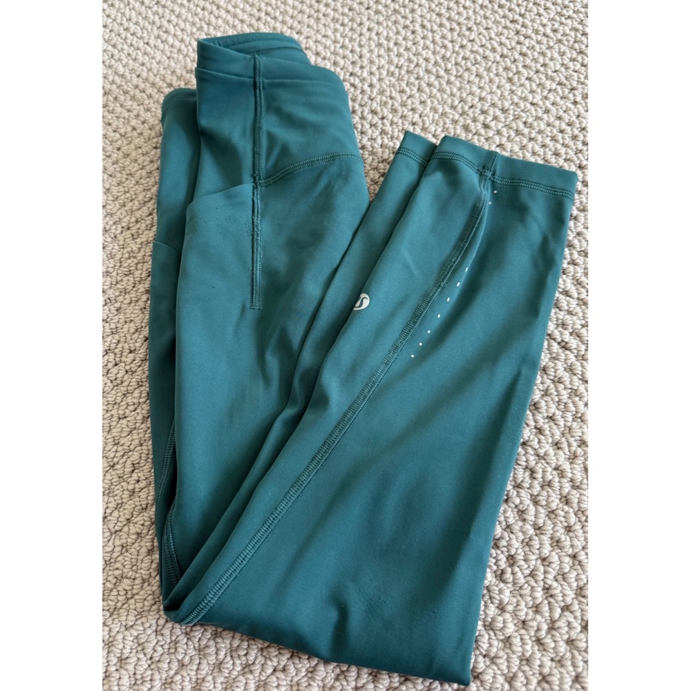 Lululemon Swift Speed High Rise Crop 23" Green Jasper 0